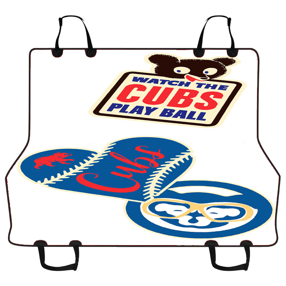 Chicago Watch The Cubs Baseball Car Pet Seat Cover