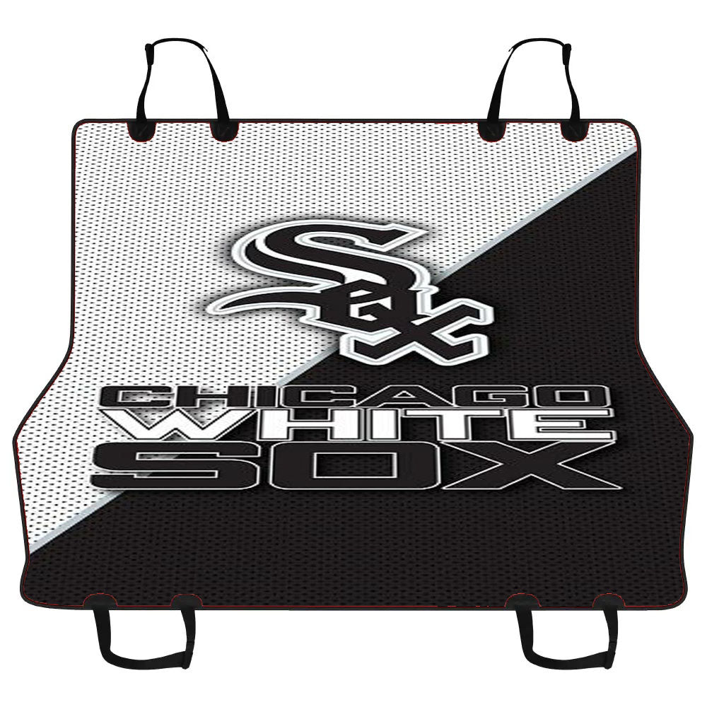 Chicago White Sox Black White Logo Car Pet Seat Cover