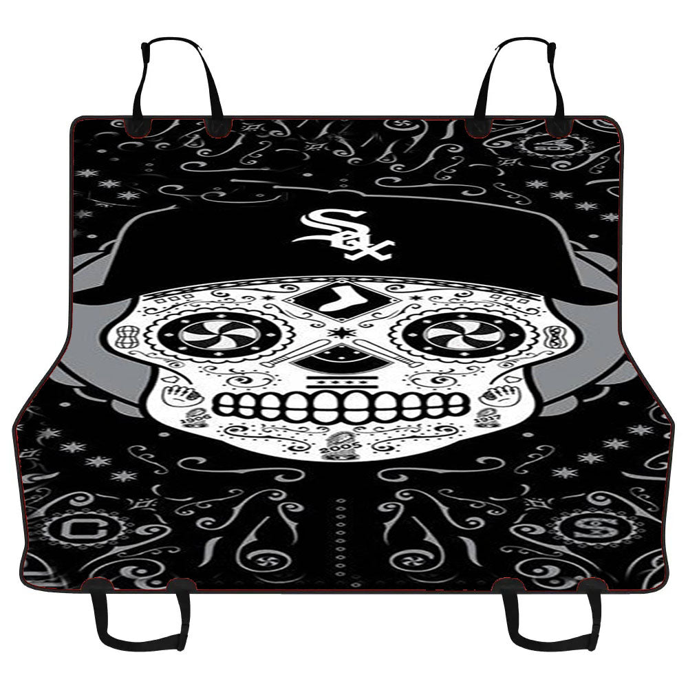 Chicago White Sox Skull Car Pet Seat Cover