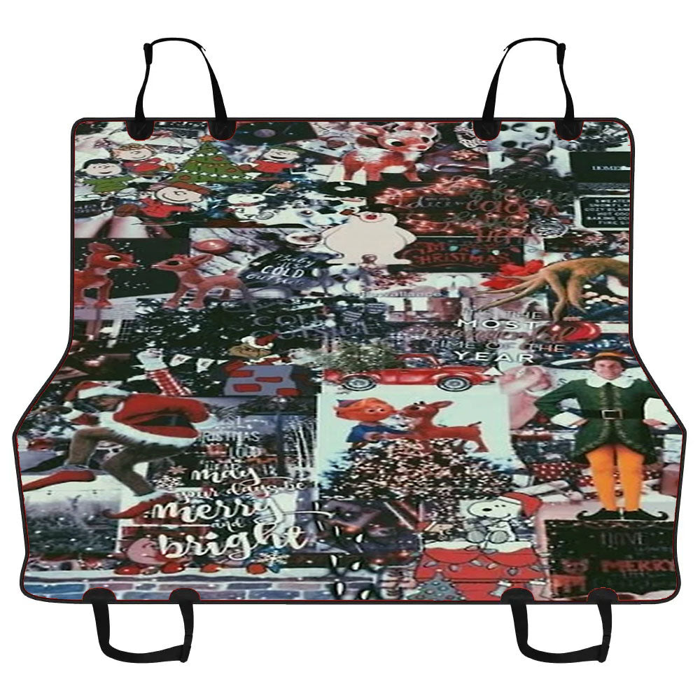 Christmas Collage Car Pet Seat Cover