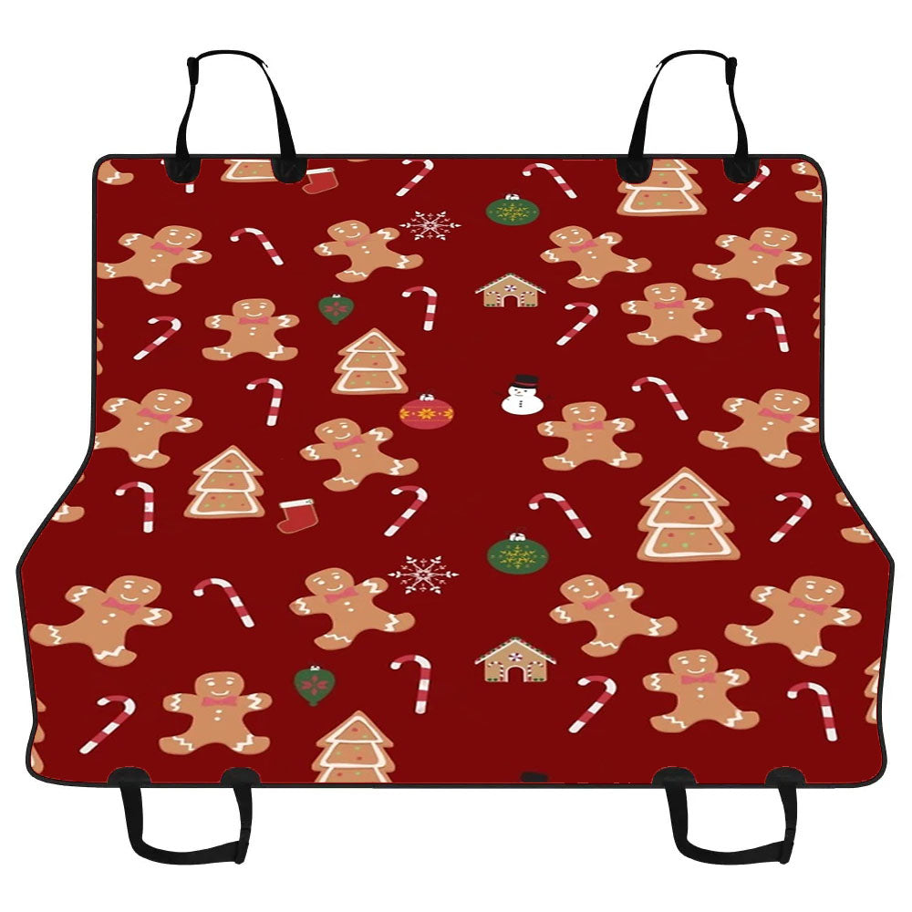 Christmas Gingerbread Cookies Car Pet Seat Cover