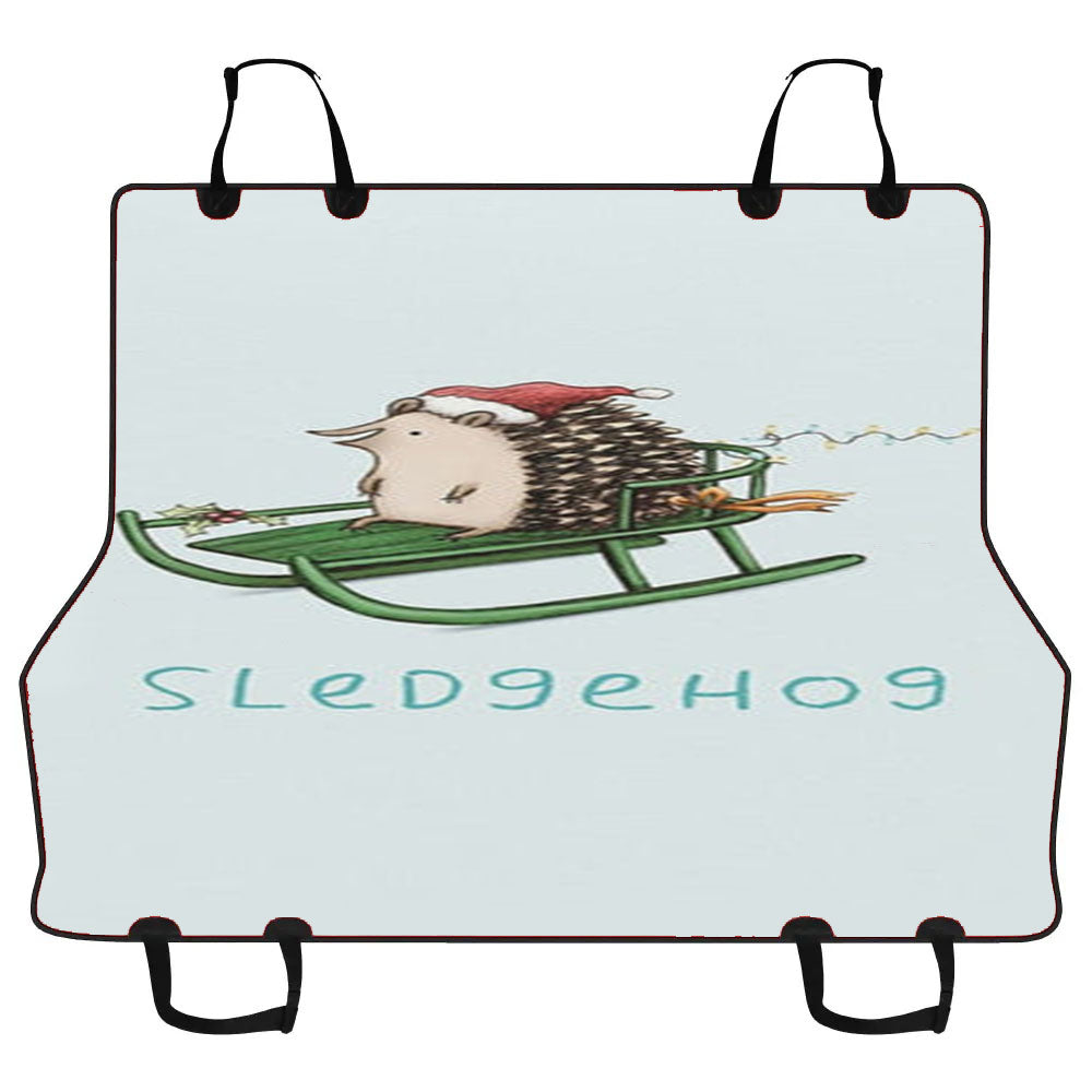 Christmas Jumper Pattern Gingerbread Man Car Pet Seat Cover