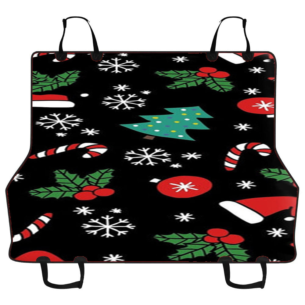 Christmas Objects Pattern Car Pet Seat Cover
