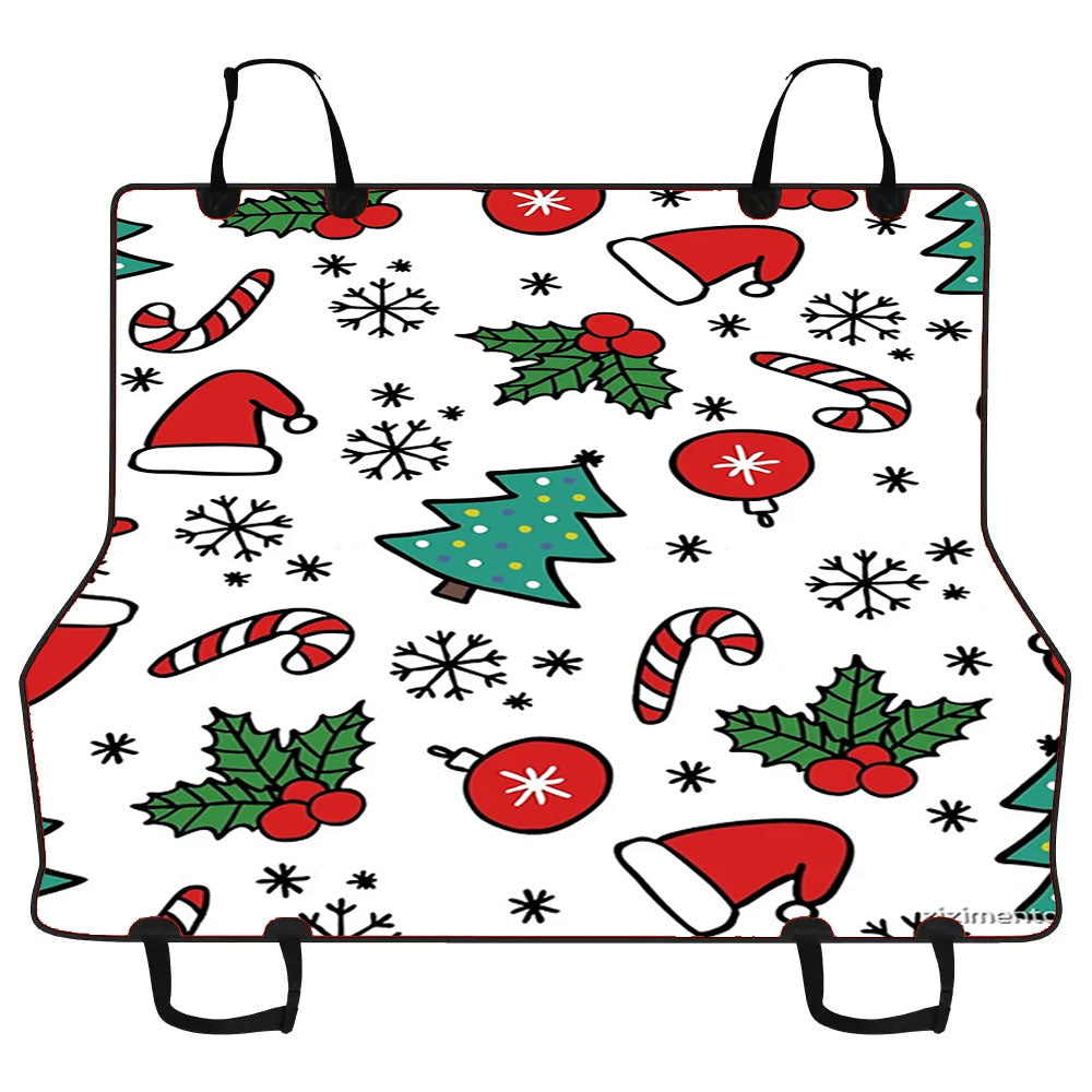 Christmas Pattern Car Pet Seat Cover