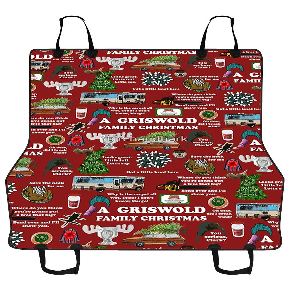 Christmas Vacation Collage Car Pet Seat Cover
