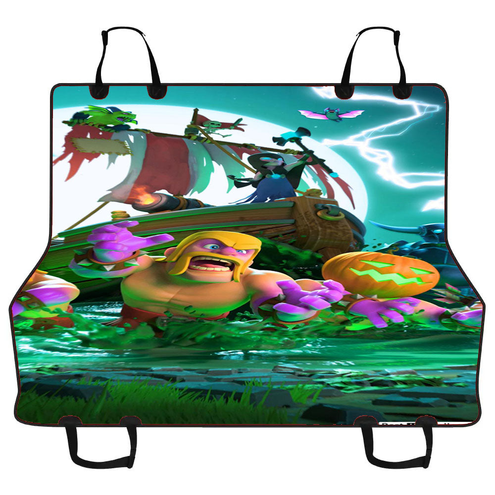 Clash Of Clans Halloween Car Pet Seat Cover
