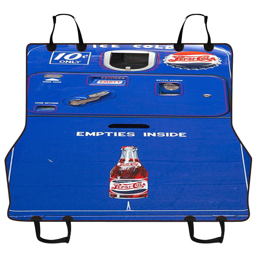 Classic Blue Pepsi Cola Vendo Machine Car Pet Seat Cover