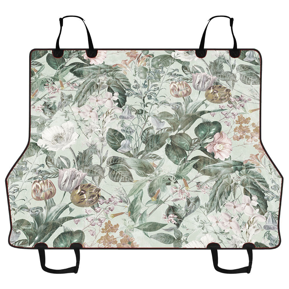 Classic Floral Wallpaper Car Pet Seat Cover