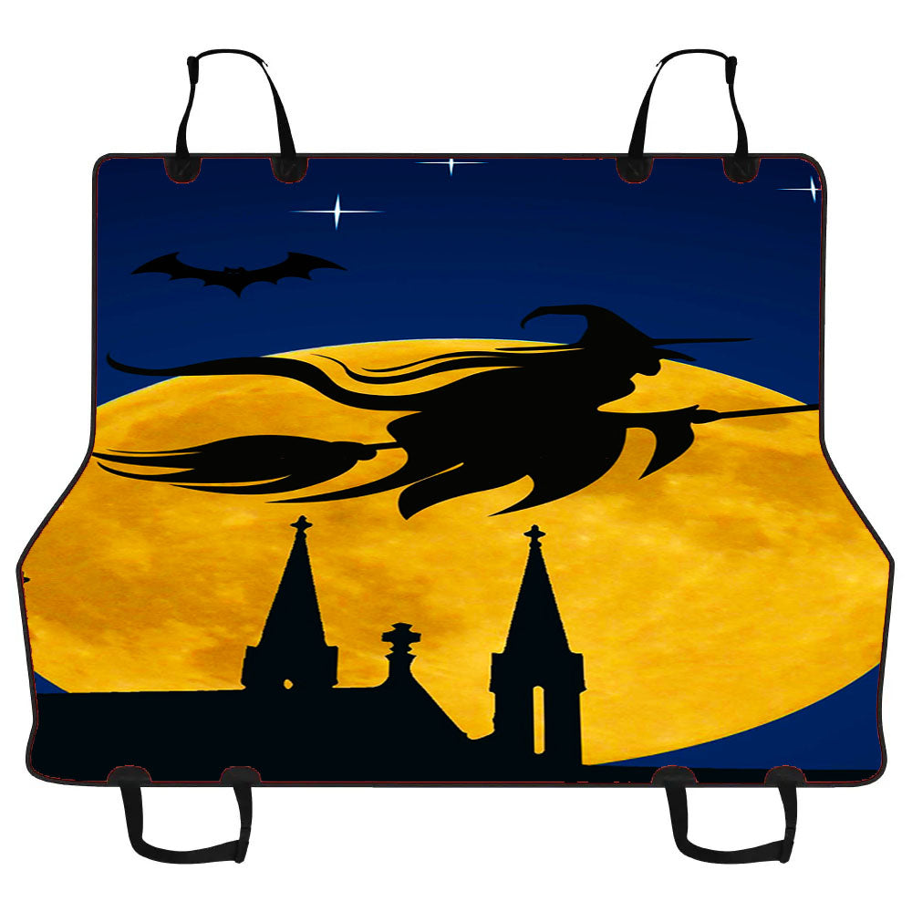 Classic Witch Halloween Car Pet Seat Cover