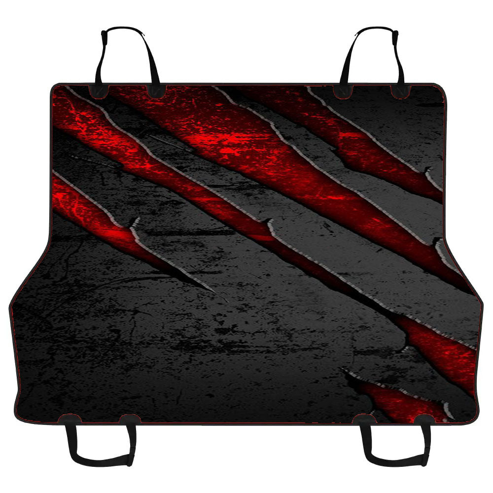 Claw Effect Pattern On Metal Style Car Pet Seat Cover