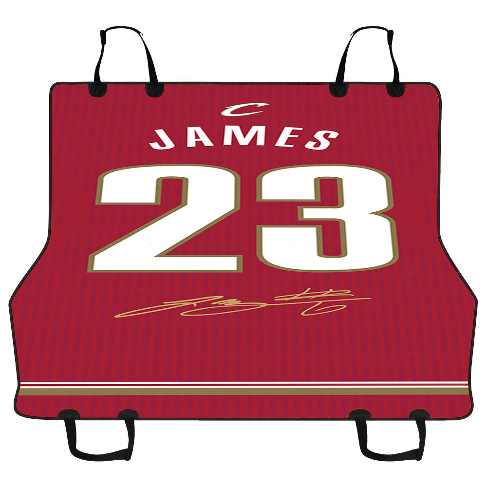 Cleveland Cavaliers James Red Car Pet Seat Cover