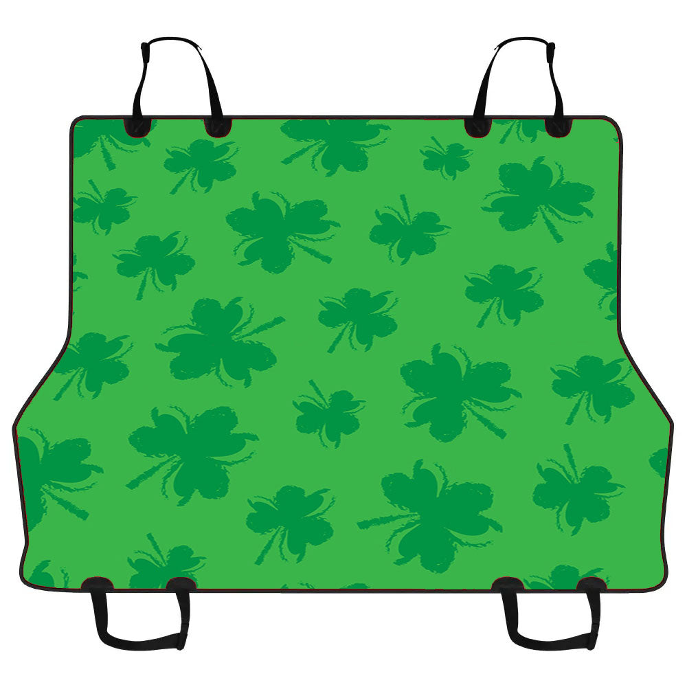 Clover Patrick Pattern Car Pet Seat Cover