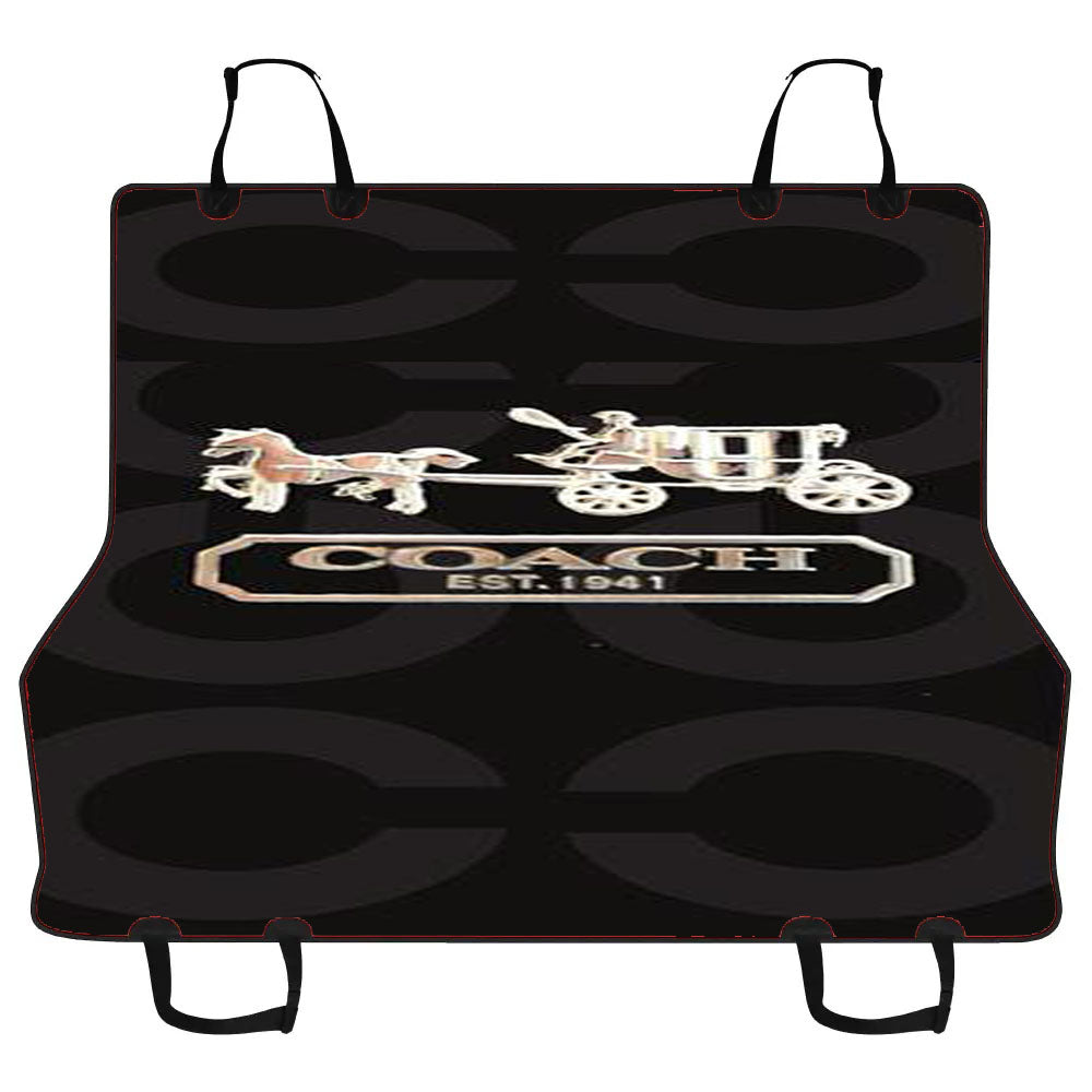Coach Bag Logo Car Pet Seat Cover