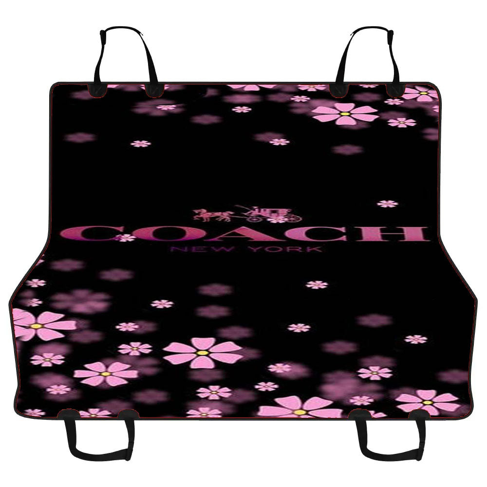 Coach Flowers Purple Sweet Car Pet Seat Cover