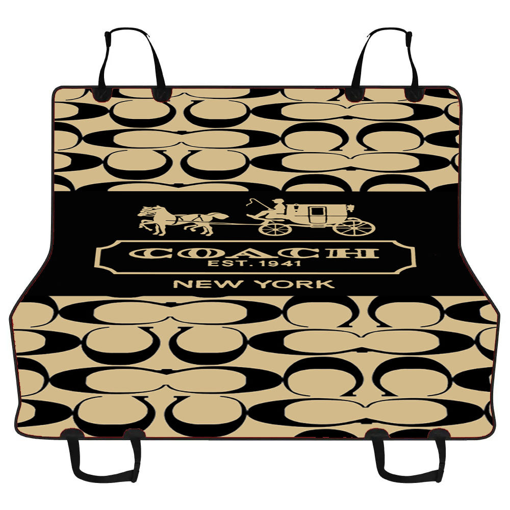 Coach Logo Wallpaper Car Pet Seat Cover