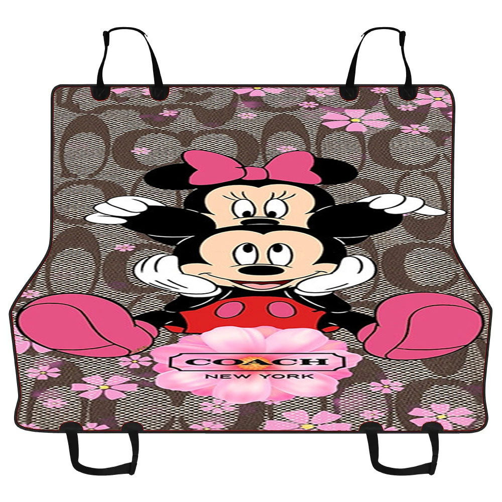 Coach Mickey Minnie Car Pet Seat Cover
