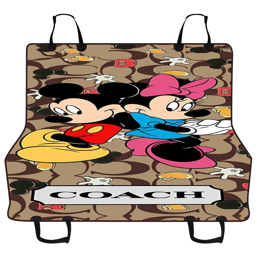 Coach Mickey Minnie Mouse Love Car Pet Seat Cover