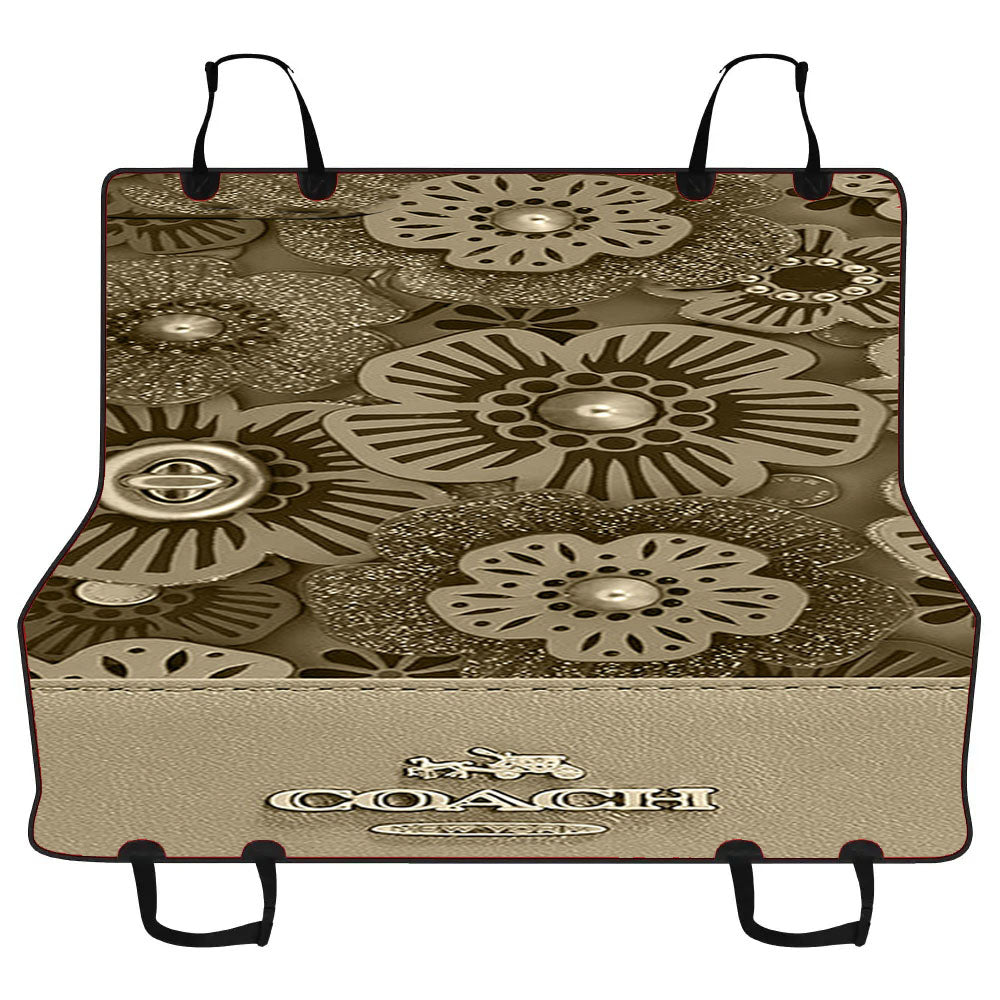 Coach New York Tea Rose Car Pet Seat Cover