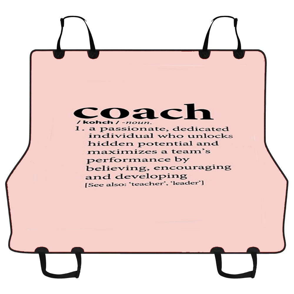 Coach Passionate Car Pet Seat Cover