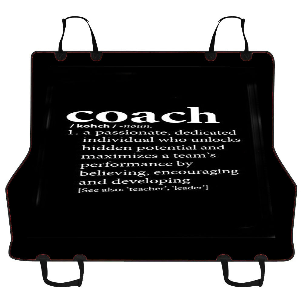 Coach Quotes Car Pet Seat Cover