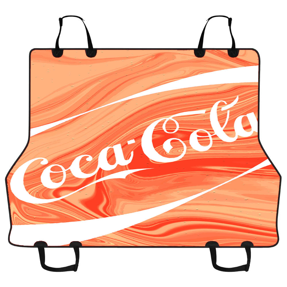 Coca-Cola Marble Pink Car Pet Seat Cover