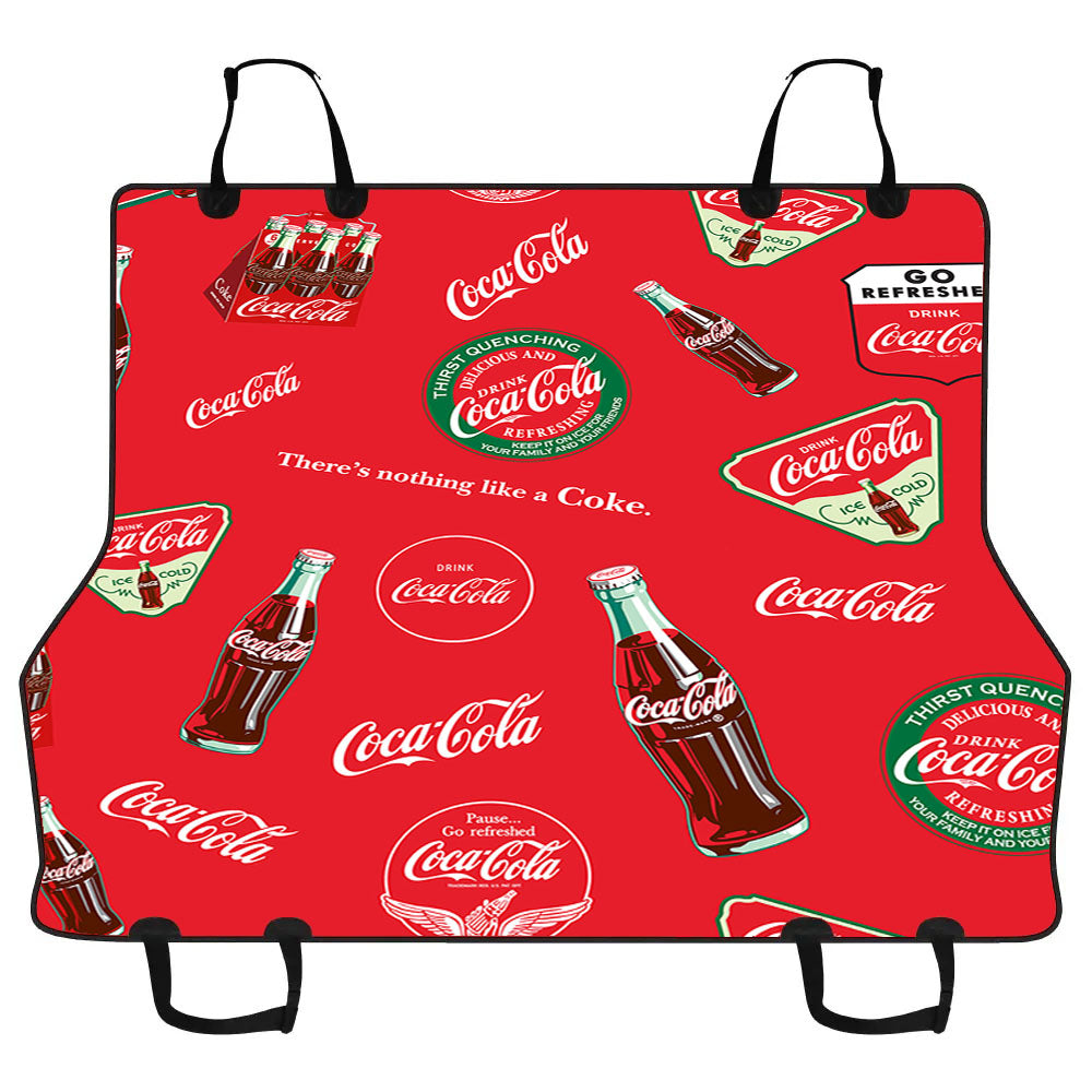 Coca Cola Allover Cotton Car Pet Seat Cover