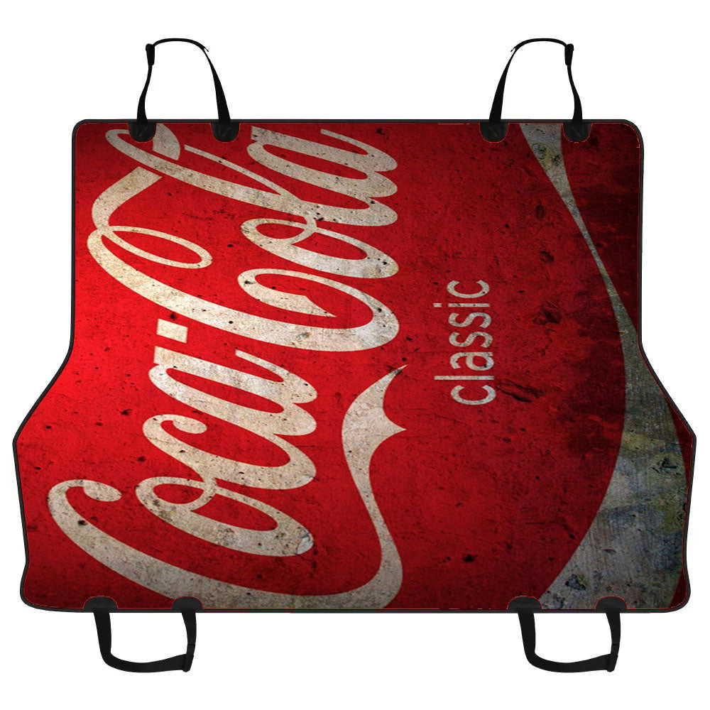 Coca Cola Classic Vintage Logo Red Car Pet Seat Cover