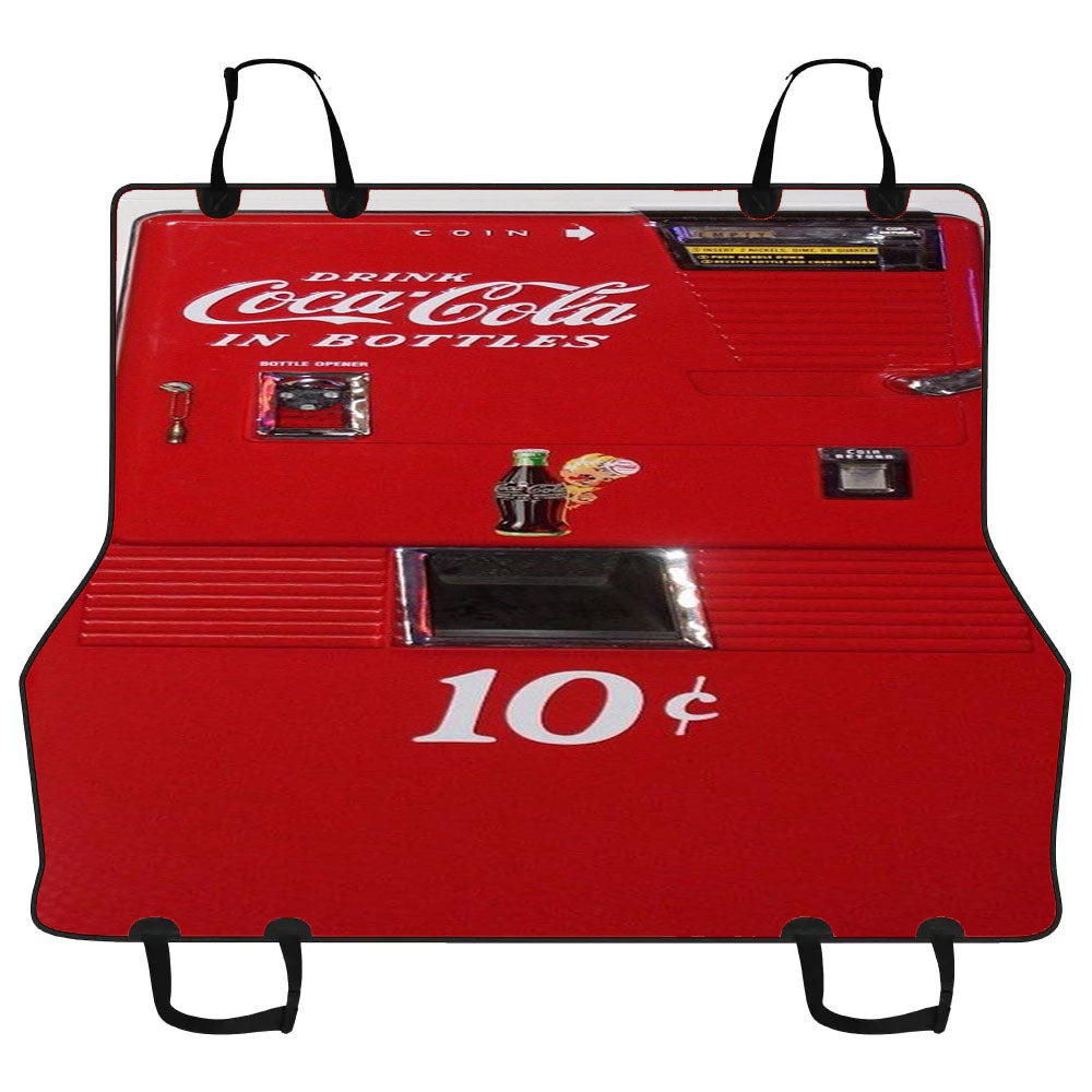 Coca Cola In Bottles Ice Cold 10 Cents Vending Machine Car Pet Seat Cover