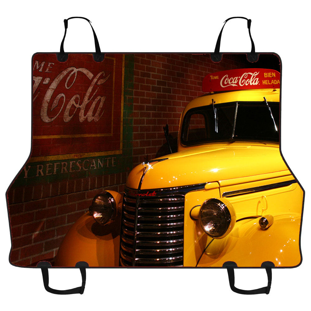 Coca Cola Truck Design Car Pet Seat Cover