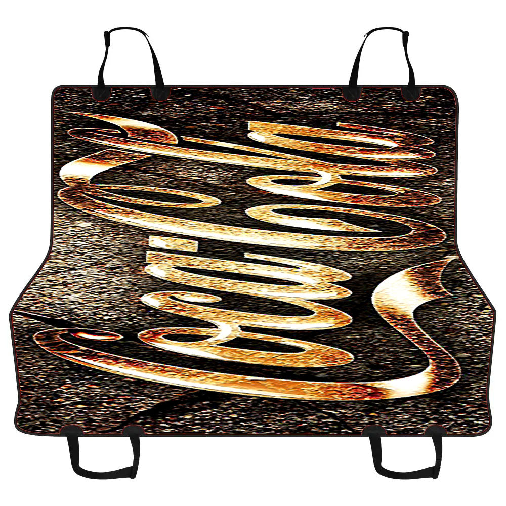 Coca Cola Vintage Stone Car Pet Seat Cover