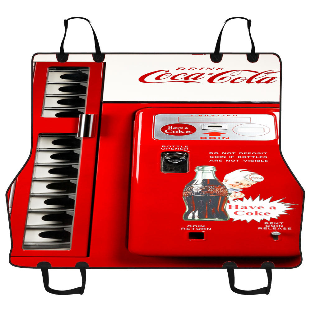 Cocacola Machine Car Pet Seat Cover