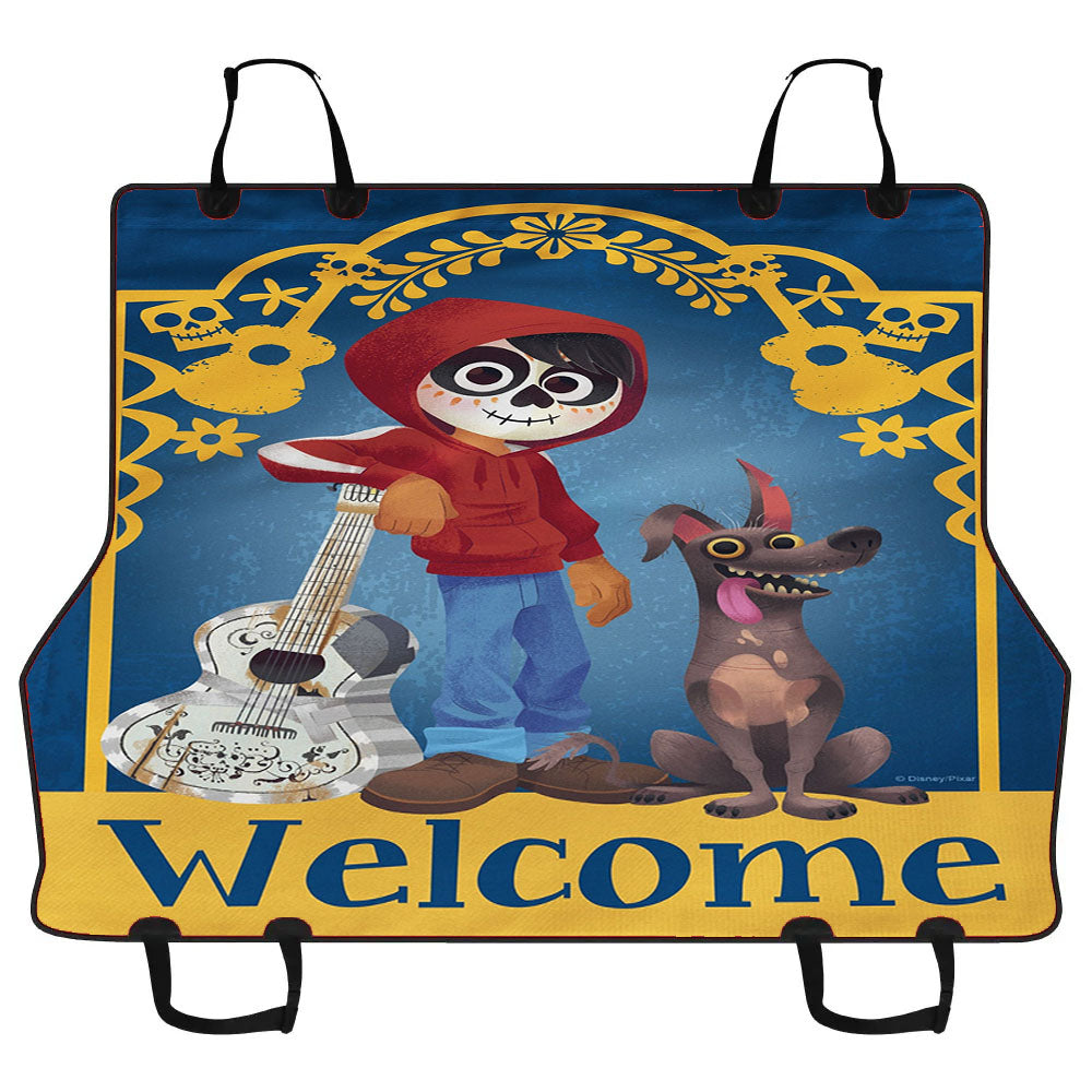 Coco Welcome Miguel And Dante Day Of The Dead Car Pet Seat Cover