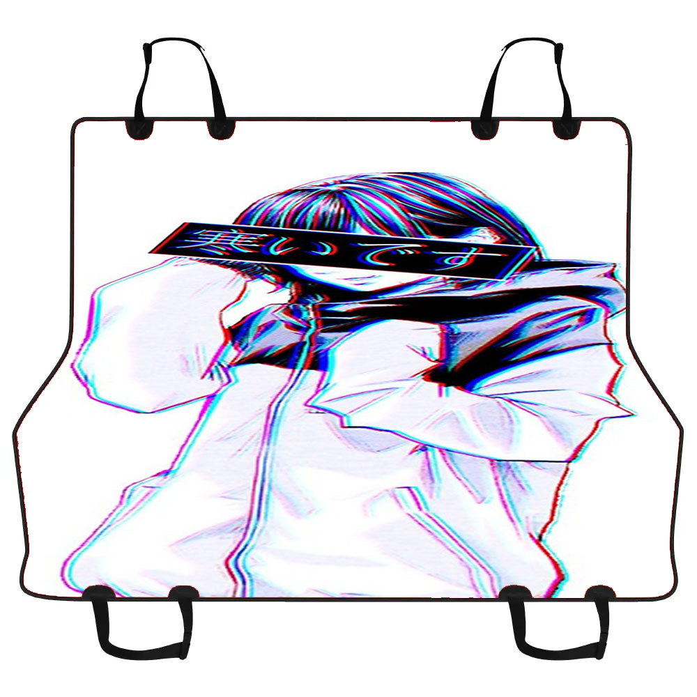 Cold Sad Japanese Aesthetic Car Pet Seat Cover