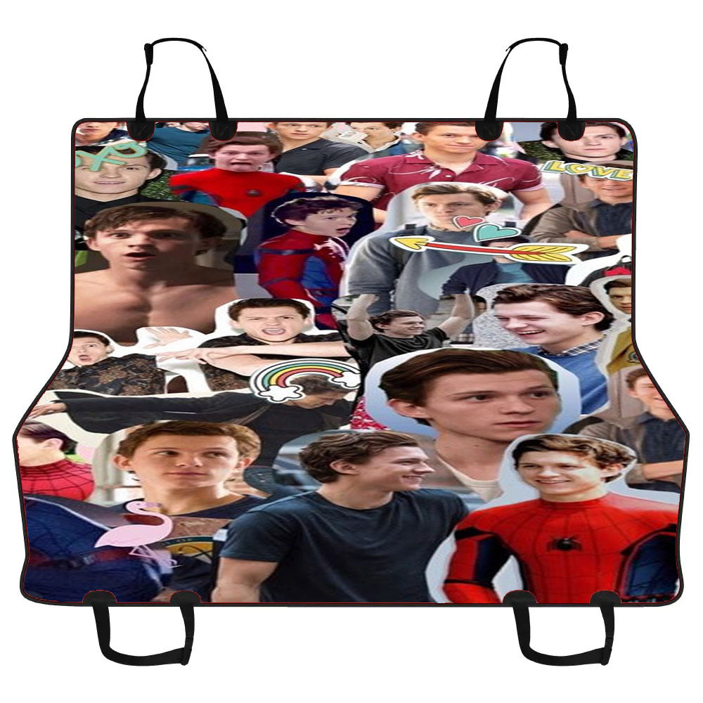 Collages Tom Holland Spiderman Car Pet Seat Cover