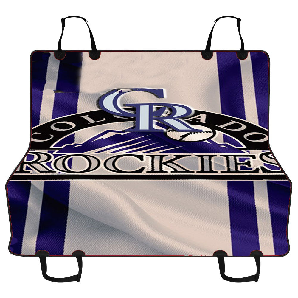 Colorado Rockies Baseball Cr Car Pet Seat Cover