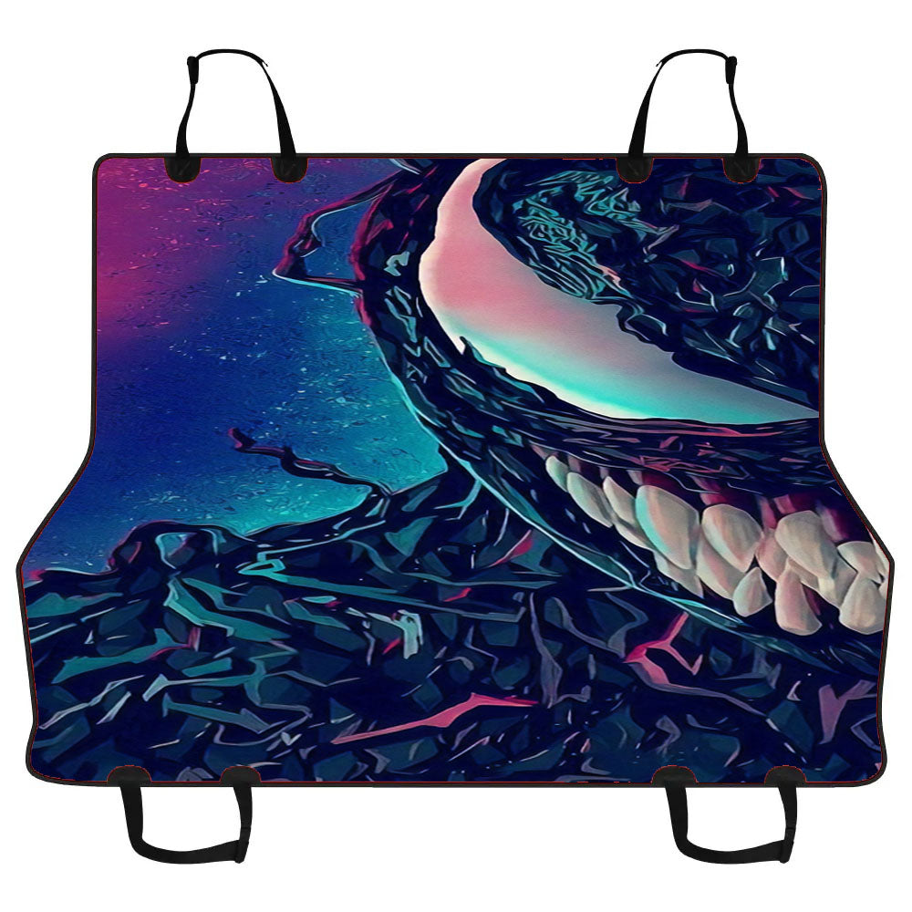 Colorful Venom Art Car Pet Seat Cover