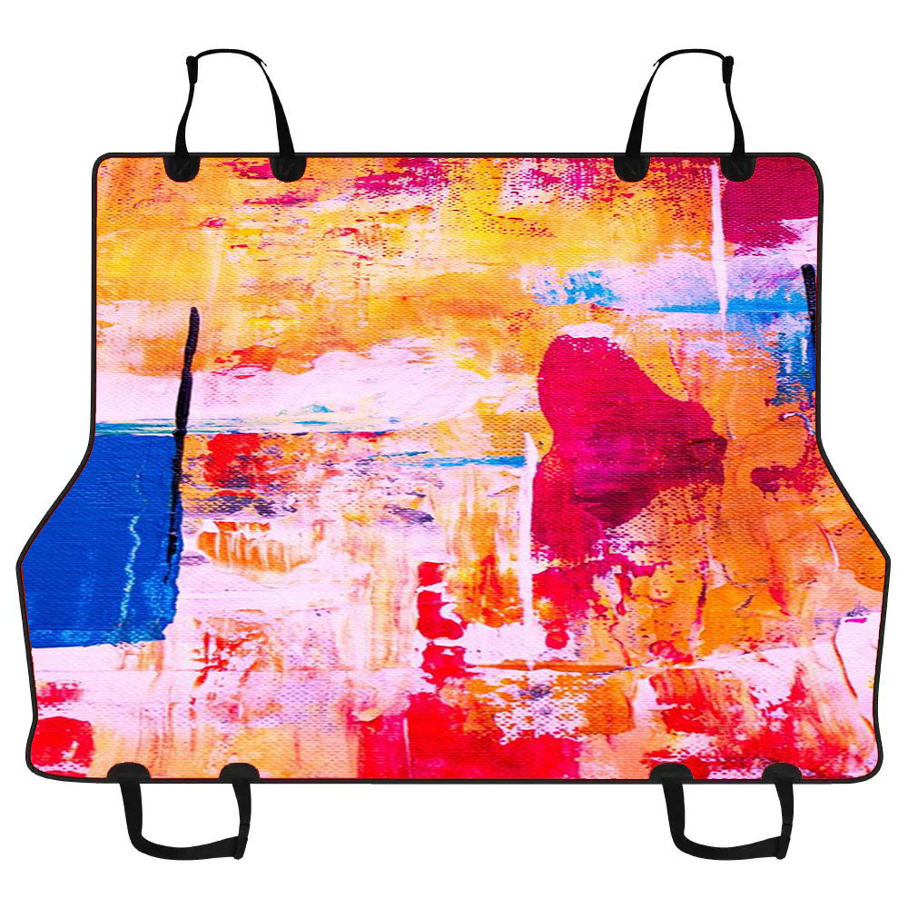 Contemporary Painting Pattern Car Pet Seat Cover