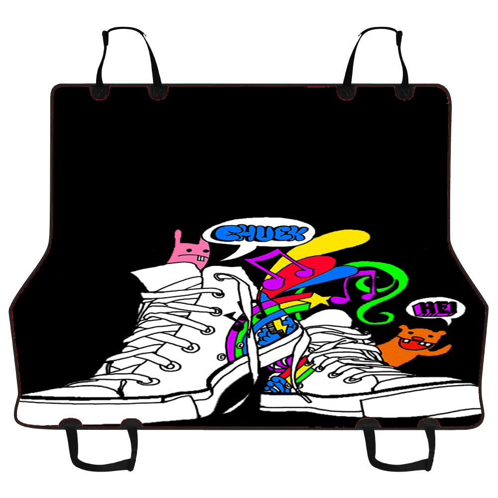 Converse Fun And Doodle Car Pet Seat Cover