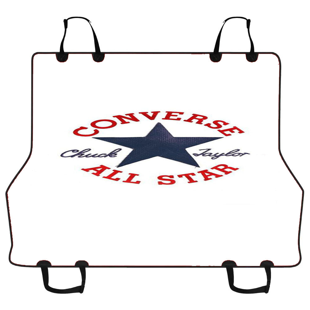 Converse In White Car Pet Seat Cover