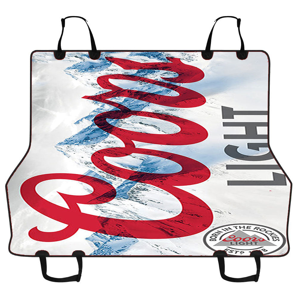 Coors Light Beer Car Pet Seat Cover
