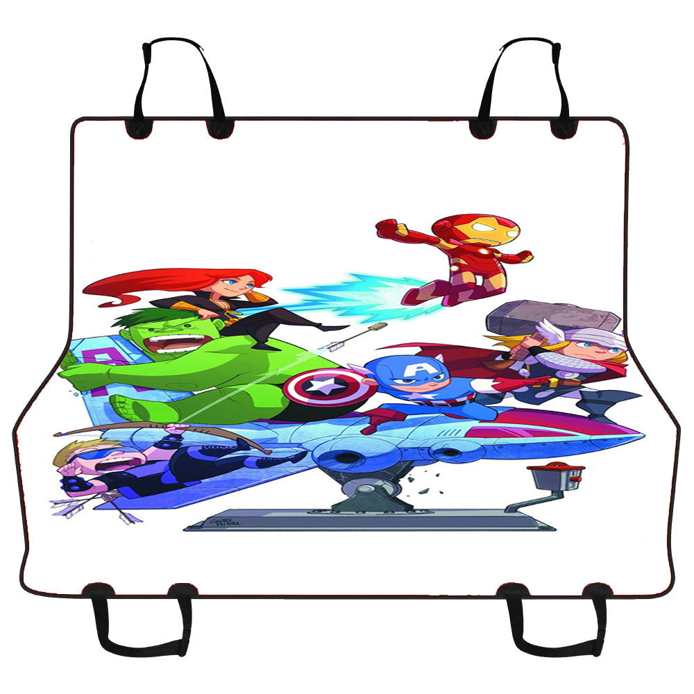 Cute Avengers Car Pet Seat Cover