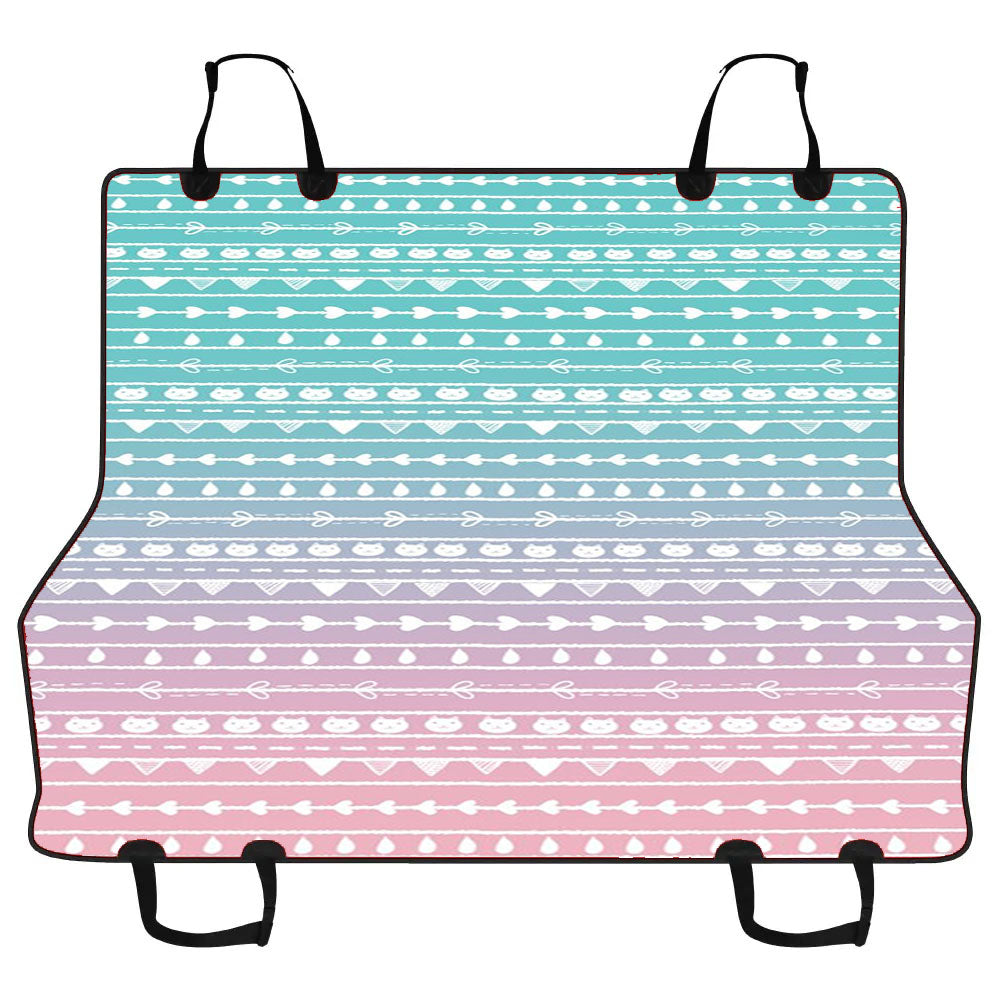 Cute Cat Pattern Car Pet Seat Cover