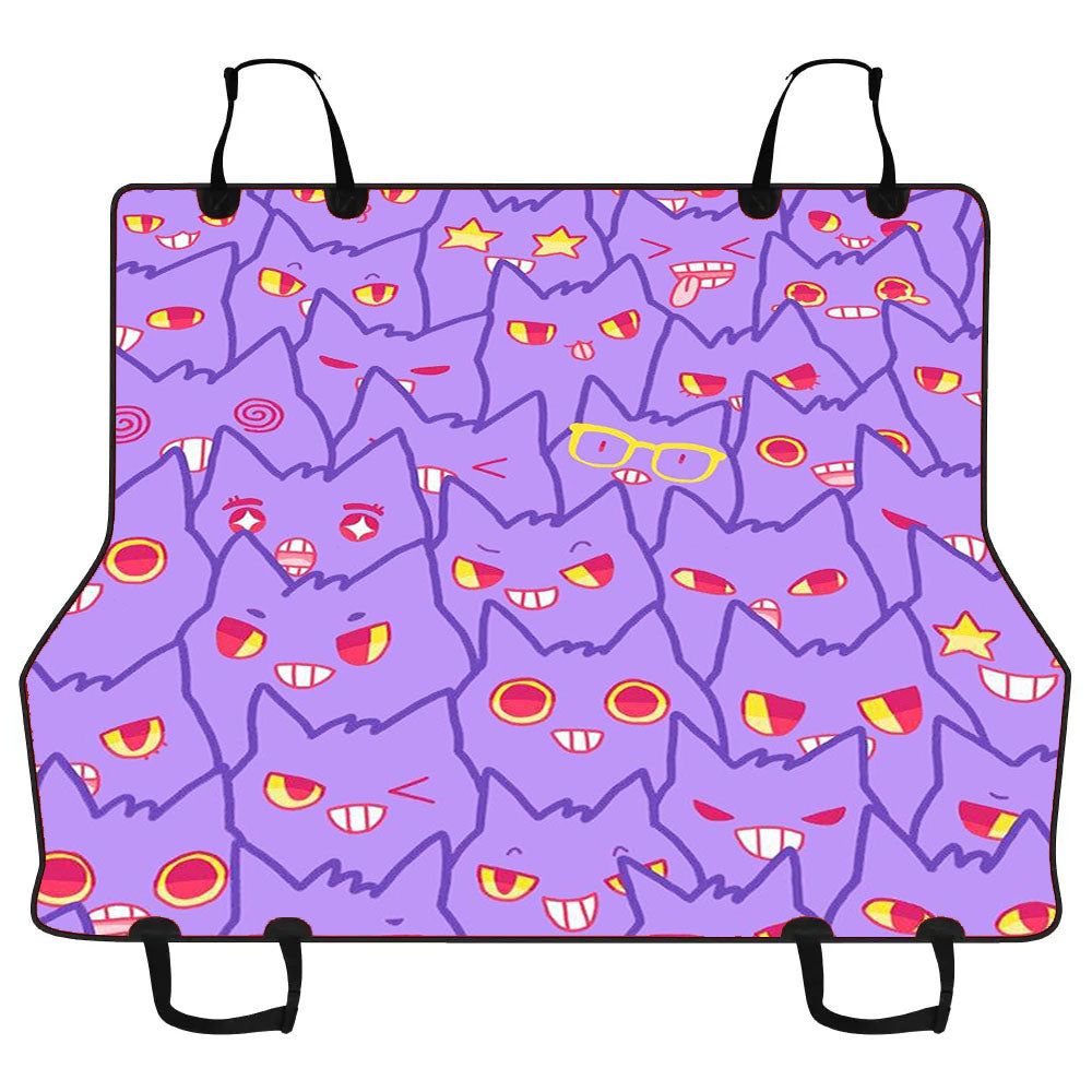 Cute Gengar Pattern Car Pet Seat Cover