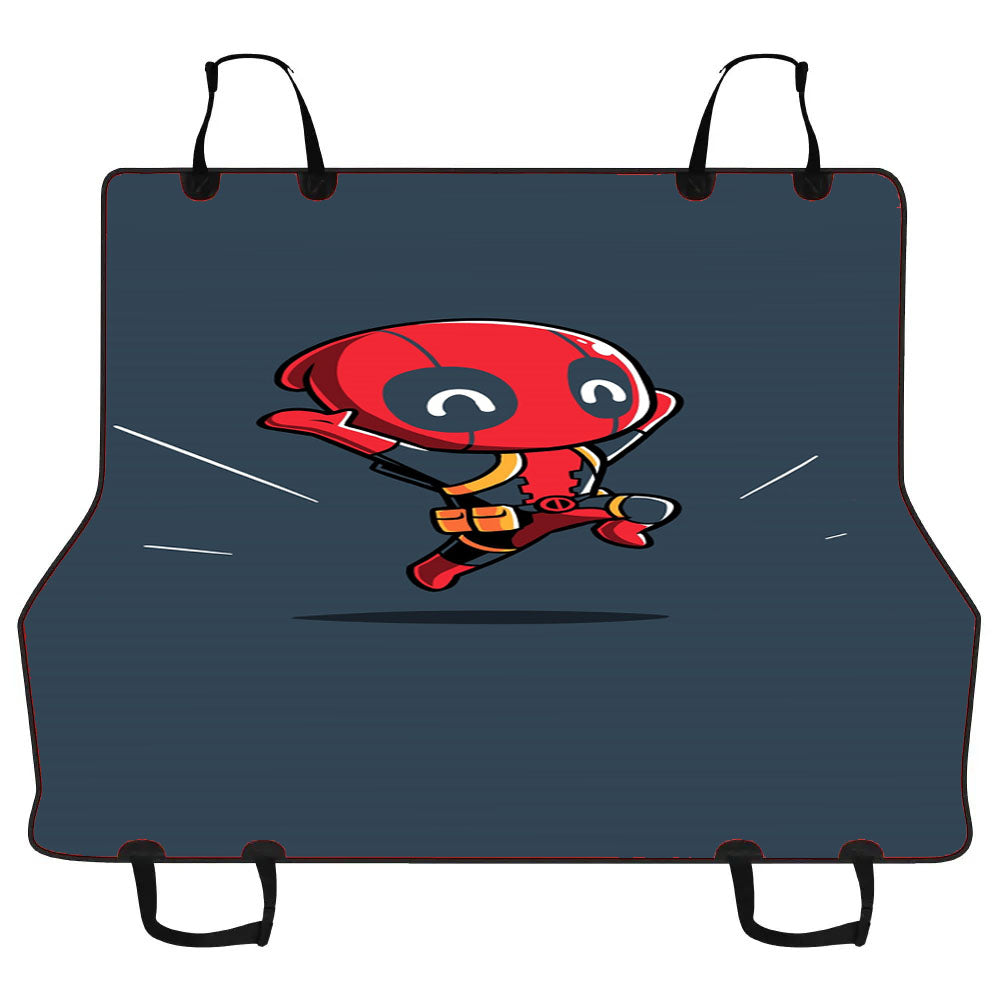 Cute Happy Deadpool Car Pet Seat Cover