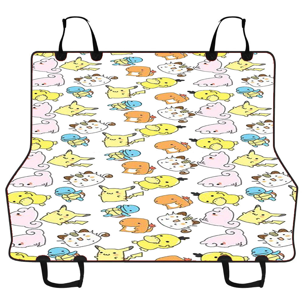 Cute Pokemon Line Pattern Car Pet Seat Cover