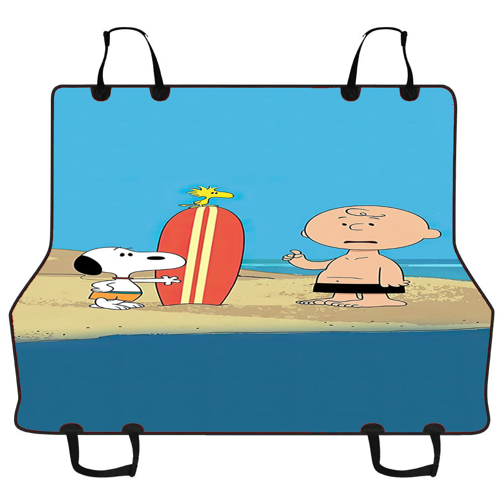 Cute Snoopy Dog Car Pet Seat Cover