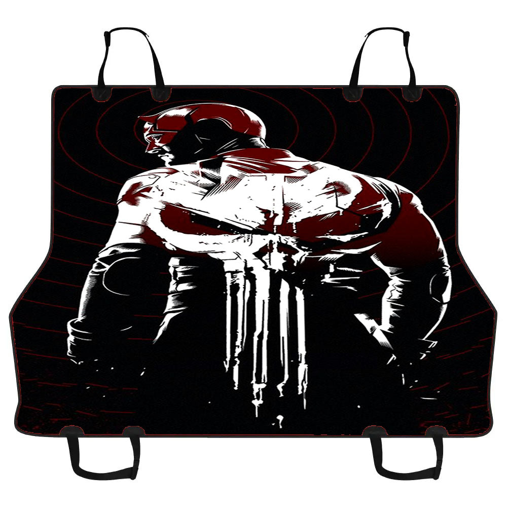 Daredevil X Punisher Poster Car Pet Seat Cover