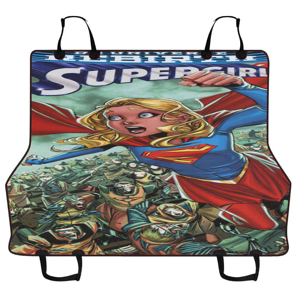 Dc Universe Rebirth Supergirl Super Hero Car Pet Seat Cover