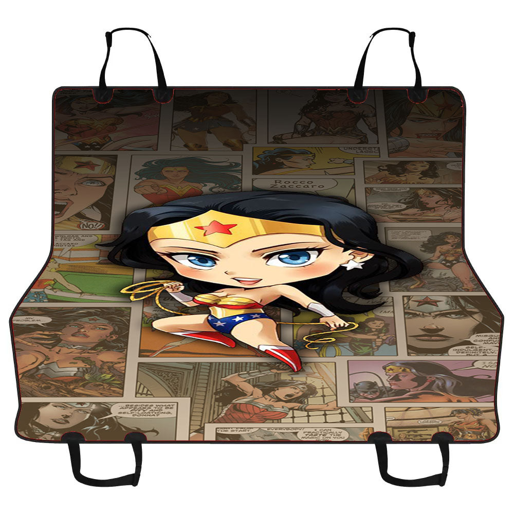Dc Wonder Woman Comic Car Pet Seat Cover