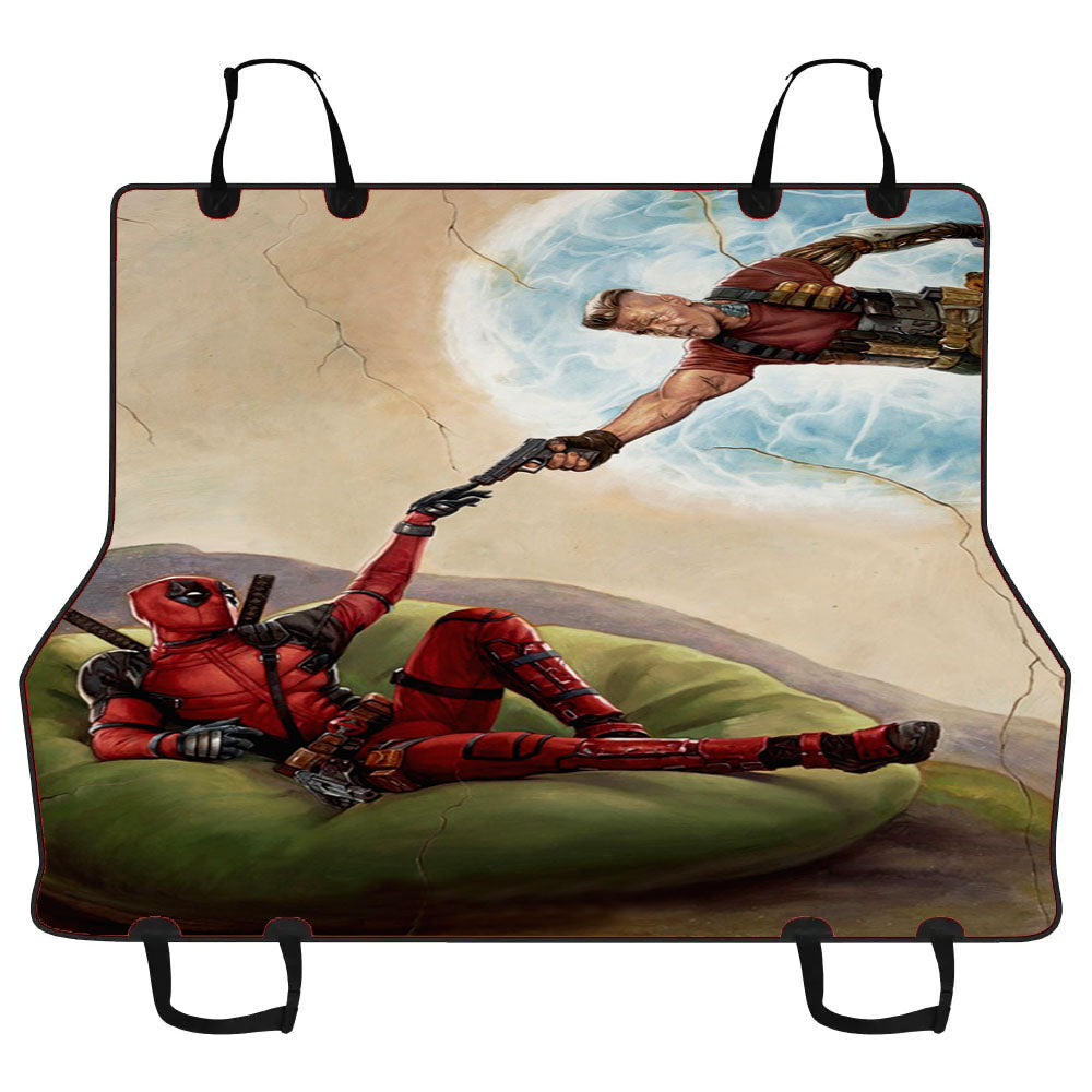 Deadpool 2 Art Car Pet Seat Cover